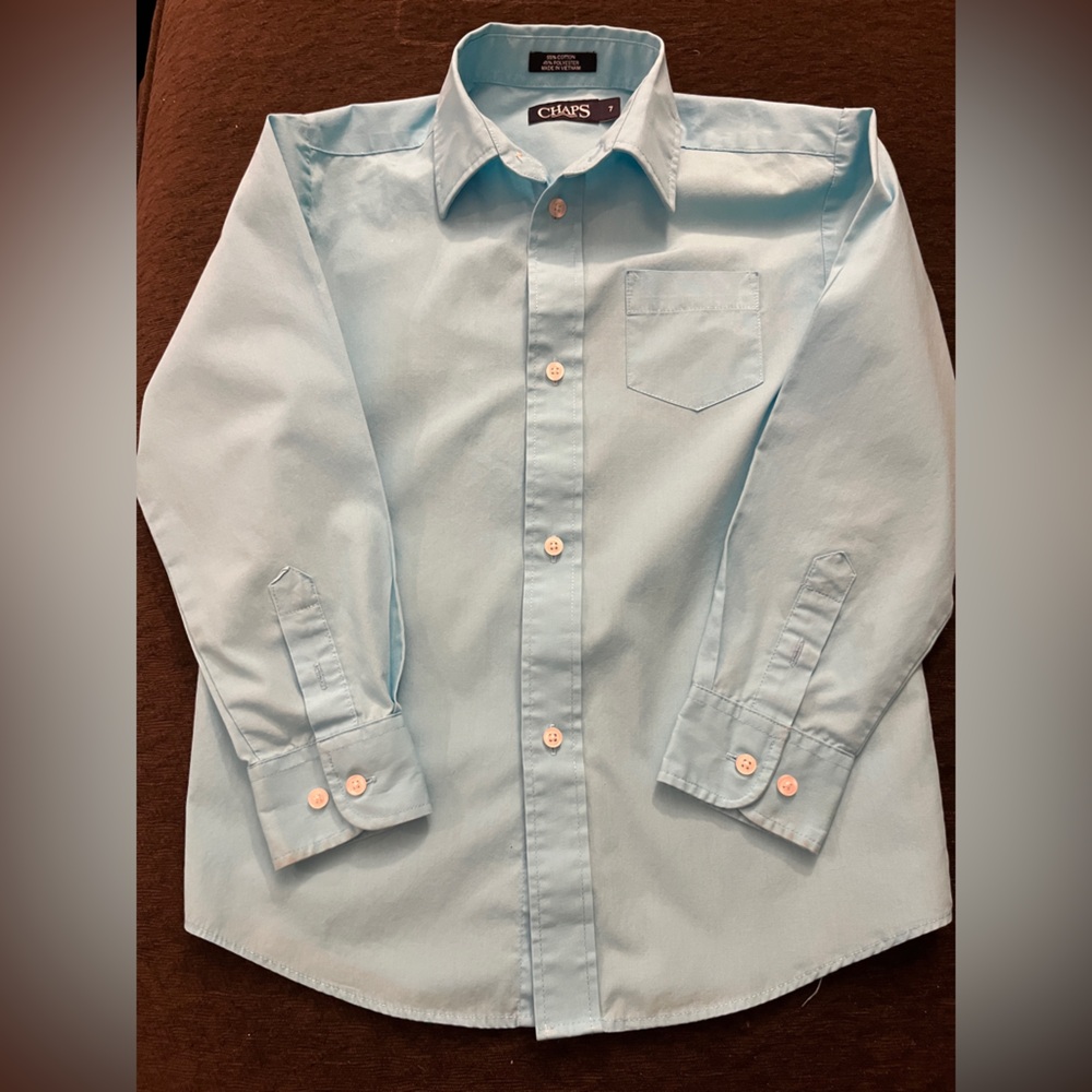 Boys size 7 Chaps button down shirt